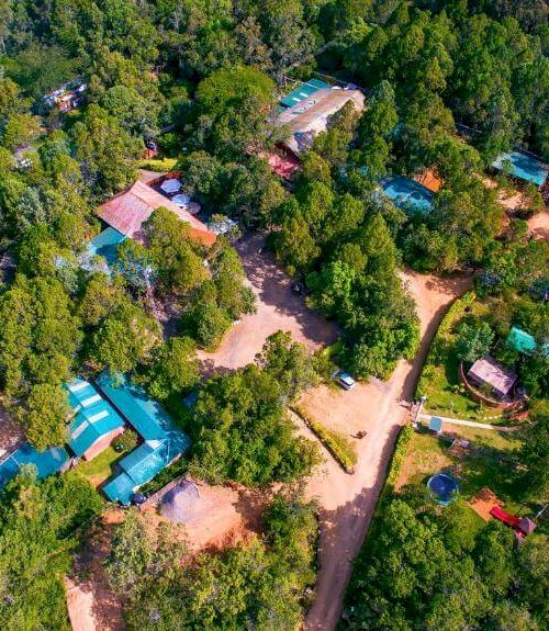 Kongoni camp aerial view